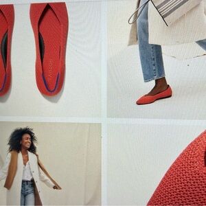 Rothy’s The Point in red. Size 9